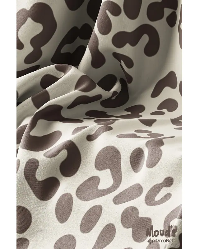 Brown Dots Rectangular Easy-Care Suede-Feel Tablecloth - MS-09 - 3