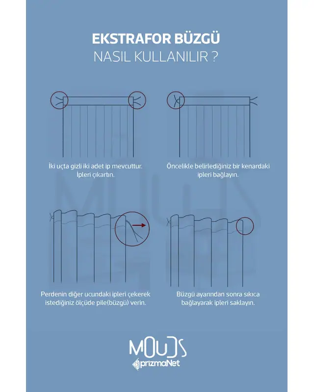 Anatolia 5 Desenli Süet Oturma Odası Salon Fon Perde Baskılı Ekstrafor Büzgü TEK KANAT PRD-1015 - 4