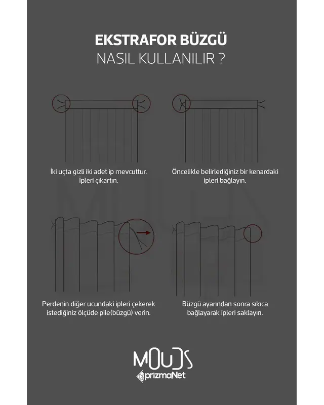 Dolly Koyun Desenli Fon Perde Genç Odası Oturma Odası Süet Dijital Baskılı Ekstrafor Büzgü TEK KANAT - 4