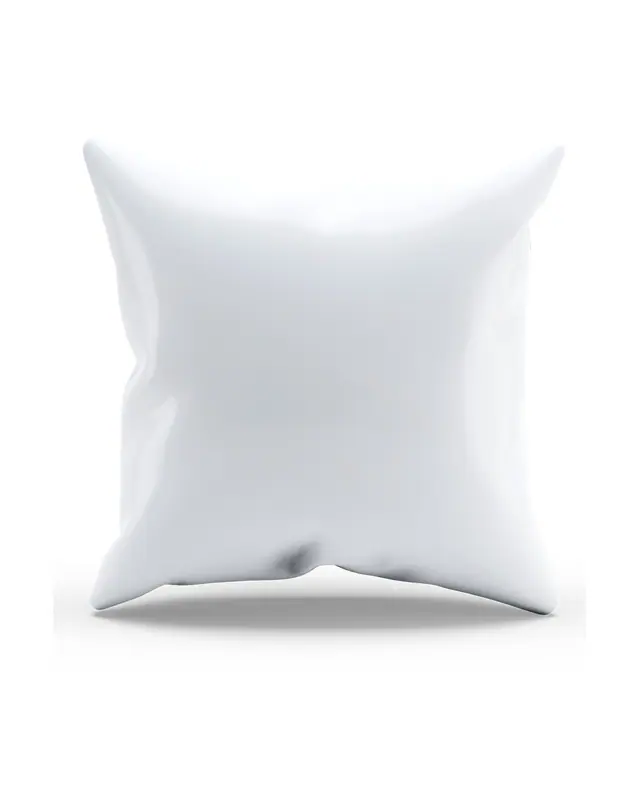 Double-Sided White Suede Cushion Cover - PL1120