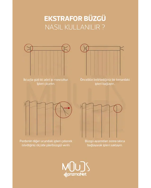 Quiet Patterned Suede Living Room Decorative Curtain Digital Printed Pencil Pleat - Single Panel - PRD-1048-TK - 3