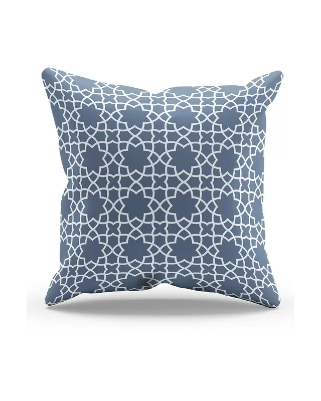 Double-Sided Printed Anatolia Culture Pattern Set of 4 Coordinated Suede Cushion Cover - 4