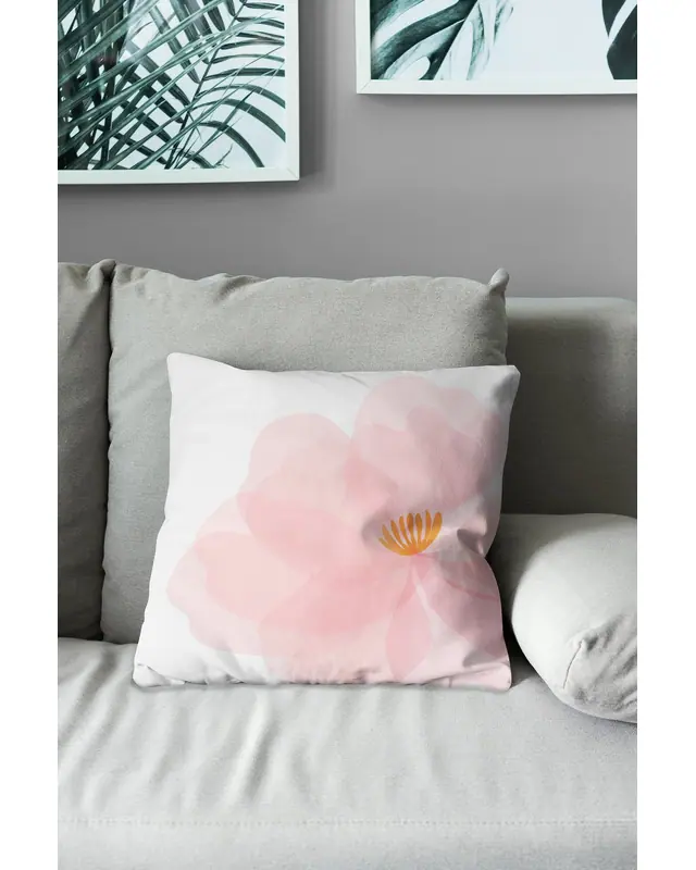 Double-Sided Printed Rabesa Pattern Set of 3 Coordinated Suede Cushion Cover - 3