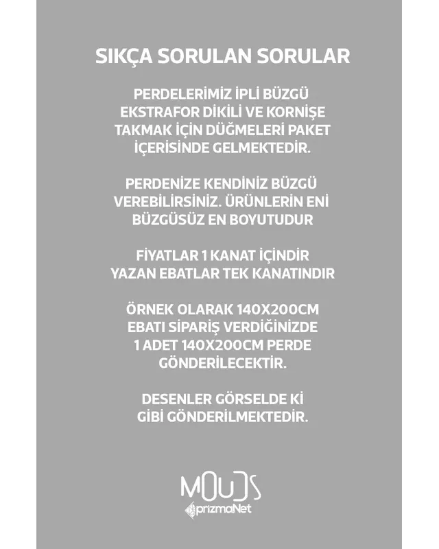 Beyaz Kalpler Desenli Süet Oturma Odası Salon Fon Perde Baskılı Ekstrafor Büzgü TEK KANAT PRD-1043 - 3