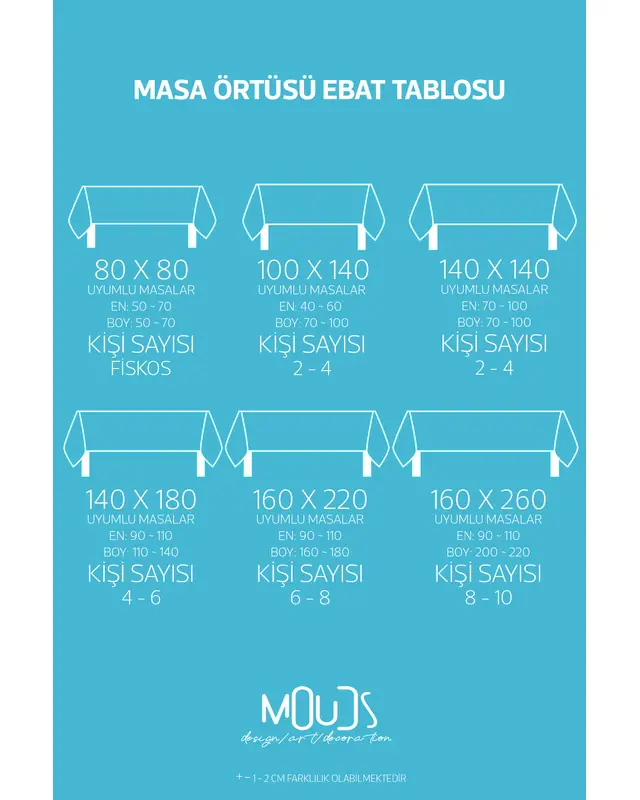 Blue Gingham Rectangular Easy-Care Suede-Feel Tablecloth - MS-3000-MAVİ - 2