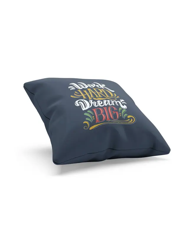 Motivation Type-1 Pattern Double-Sided Printed Suede Cushion Cover - 2