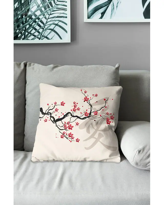 Blossom Japan - 4 Pattern Double-Sided Printed Suede Cushion Cover - 3