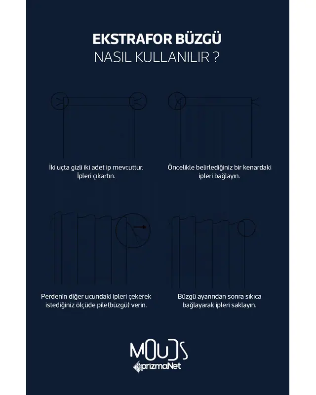 Galaksiler Desenli Fon Perde Çocuk ve Bebek Odası Süet Dijital Baskılı Ekstrafor Büzgü TEK KANAT - 4