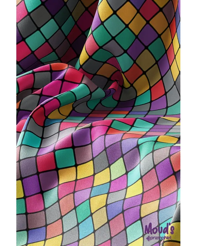 Colourful Small Round Easy-Care Suede-Feel Tablecloth - MSY-39 - 5