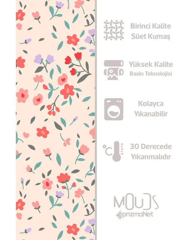 Miniso Pattern Double-Sided Printed Single Cushion Cover - 3