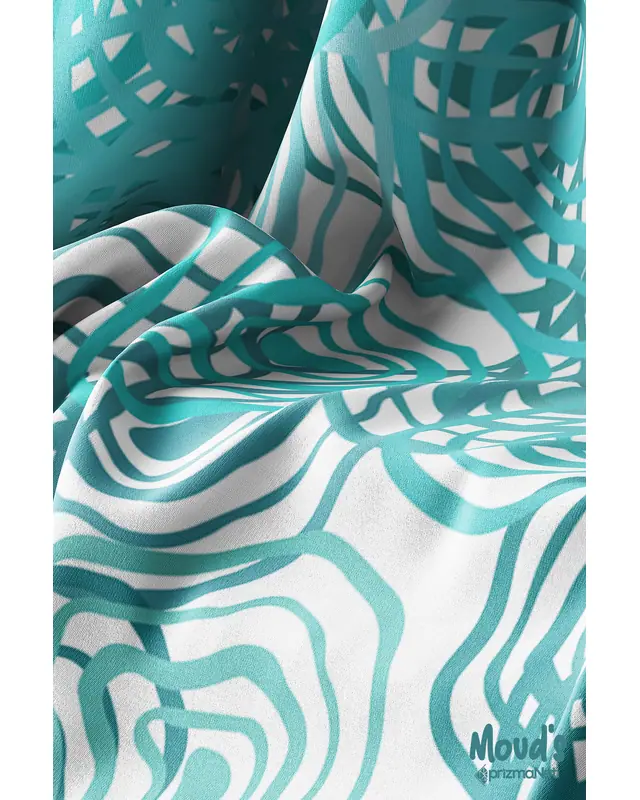 Pattern Printed Suede Table Runner - 4