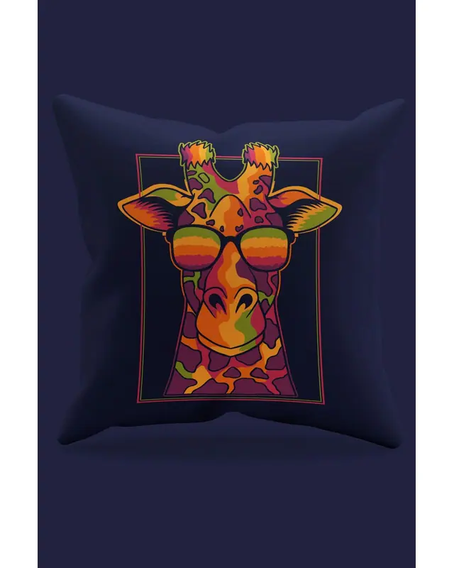 Double-Sided Printed Vektör Series Pattern Set of 4 Coordinated Suede Cushion Cover - PLG146 - 5