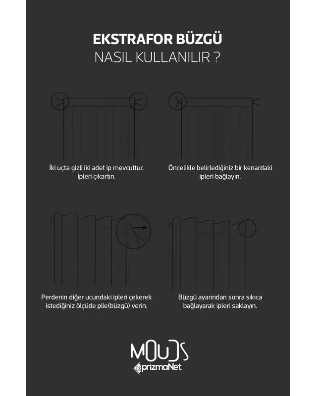 Bla Bee Desenli Fon Perde Genç Odası Oturma Odası Süet Dijital Baskılı Ekstrafor Büzgü TEK KANAT - 5