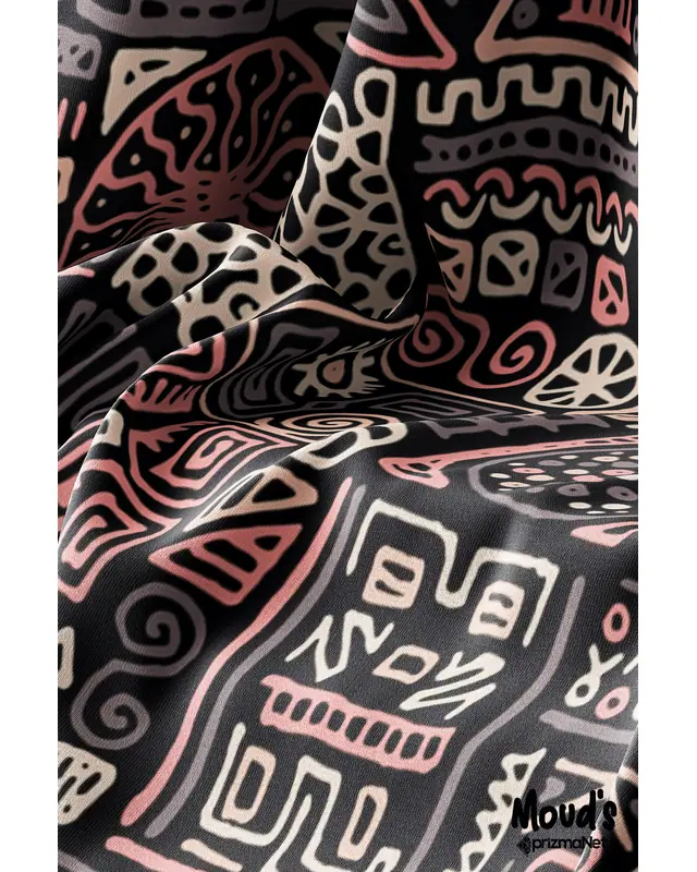 Hittite Figure Rectangular Easy-Care Suede-Feel Tablecloth - MS-94 - 3