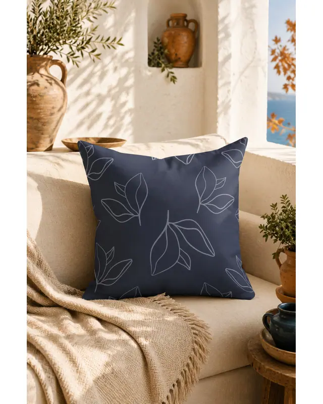 Double-Sided Printed Art Series-1 Pattern Set of 4 Coordinated Suede Cushion Cover - PLG150 - 5