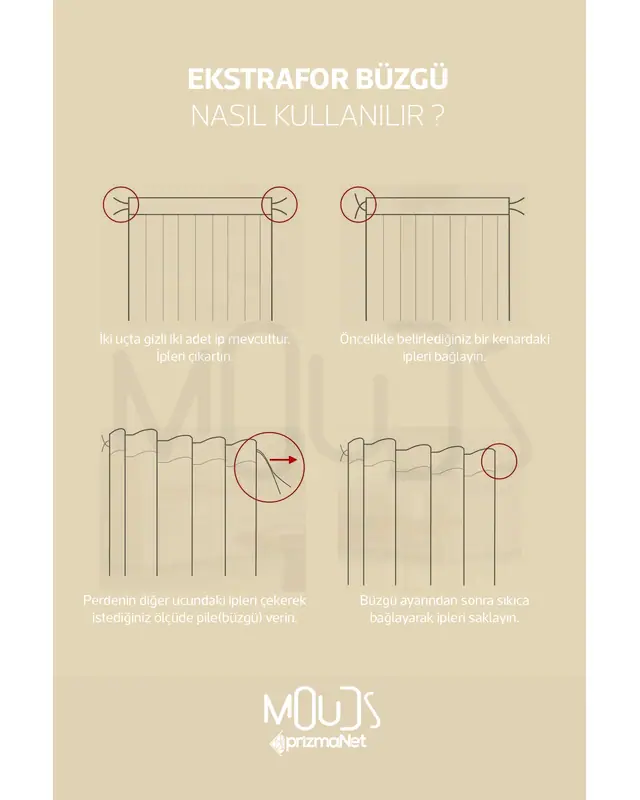 Renkli Pastel Çiçek Süet Oturma Odası Salon Fon Perde Baskılı Ekstrafor Büzgü 2 Kanat PRD-1026 - 5