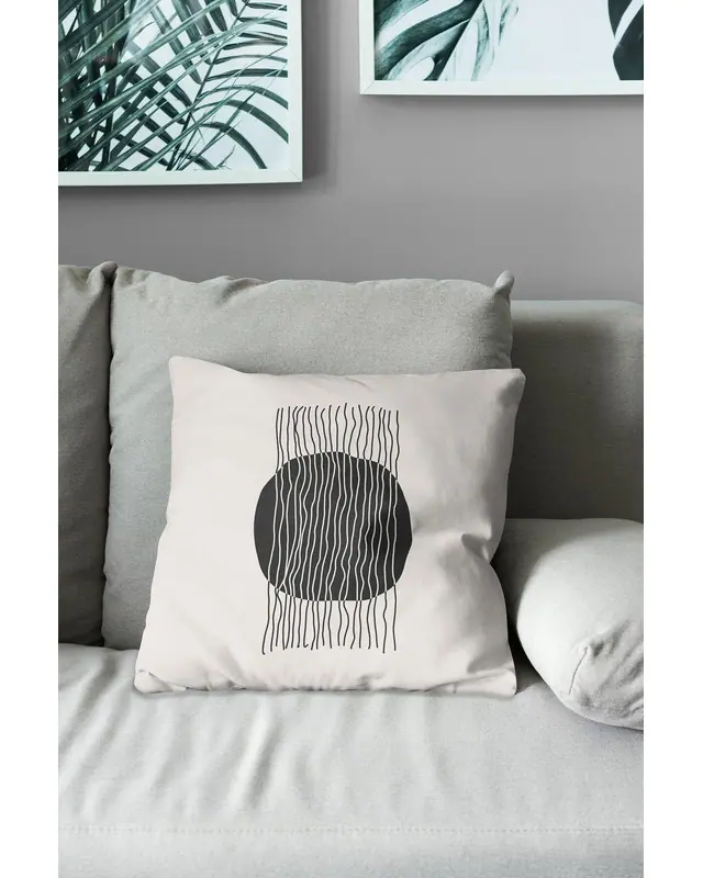 Real Art - 3 Pattern Double-Sided Printed Suede Cushion Cover - 3
