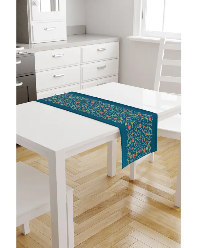 Ramadan Pattern 40X140 Table Runner, Easy-Care Suede Textured Runner, Stain-Resistant Runner - 3