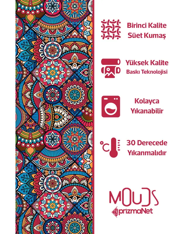 Süet Dokulu Kumaş Anatolia 10 Desenli Mutfak Önlüğü, Aşçı Önlüğü, Garson Önlüğü, Restoran Önlük - 4
