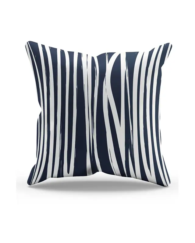 Omegu - 2 Pattern Double-Sided Printed Suede Cushion Cover