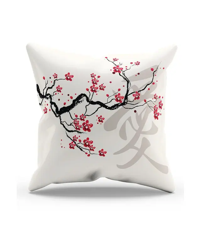 Blossom Japan - 4 Pattern Double-Sided Printed Suede Cushion Cover