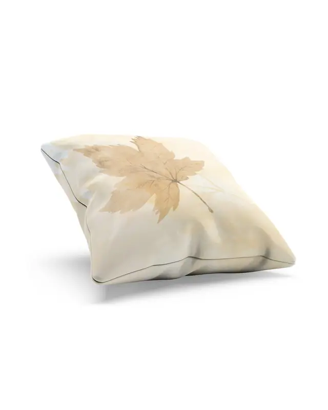 Leaves - 3 Pattern Double-Sided Printed Suede Cushion Cover - 2