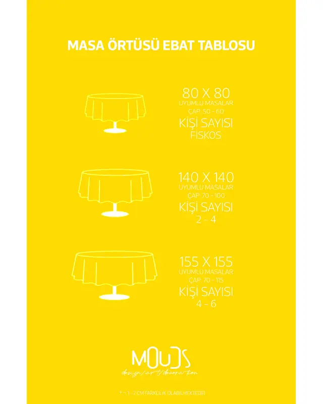 Yellow Gingham Round Easy-Care Suede-Feel Tablecloth - MSY-3000-SARI - 3