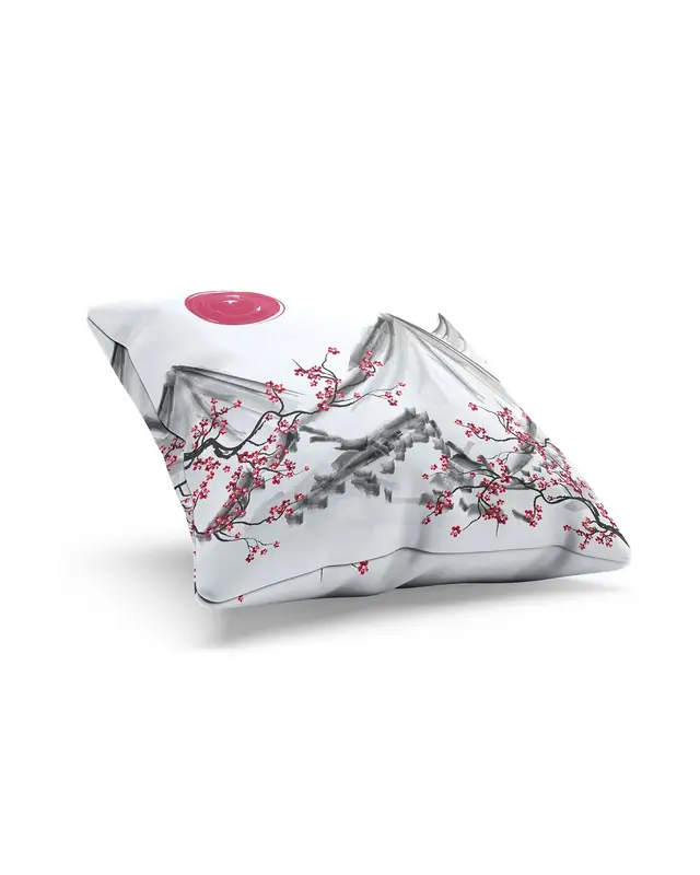 Blossom Japan - 3 Pattern Double-Sided Printed Suede Cushion Cover - 2