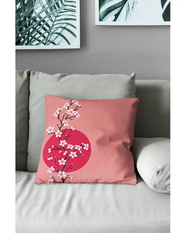 Blossom Japan - 1 Pattern Double-Sided Printed Suede Cushion Cover - 3