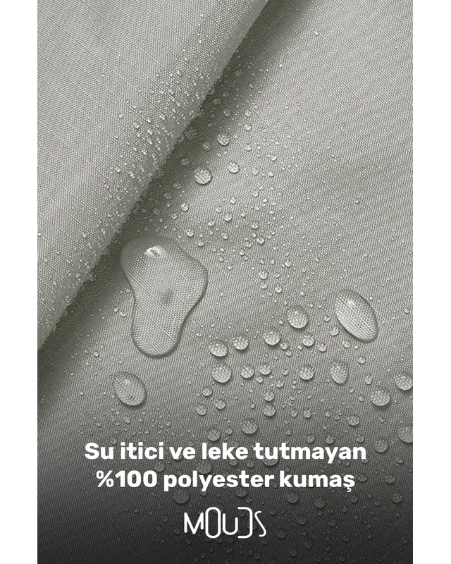 Banyo Perdesi, Osmanlı Desenli Duş Perdesi, Küvet Perdesi, Halka Hediyeli 175x200cm BP-60 - 3
